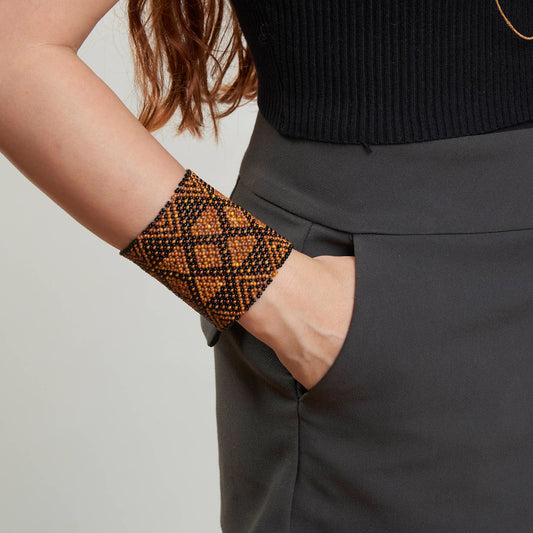 Pulseira de Miçanga fio Elástico Povo Kamayurá
