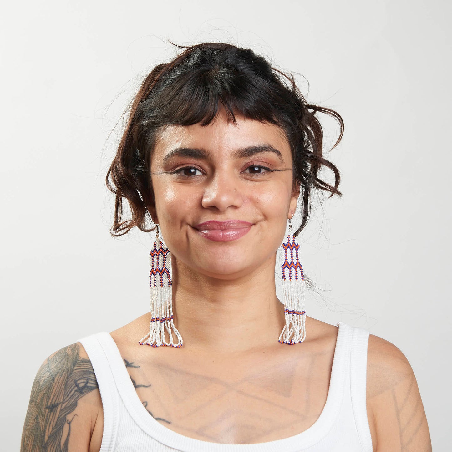 Brinco Artesanal de Miçanga Povo Kayapó