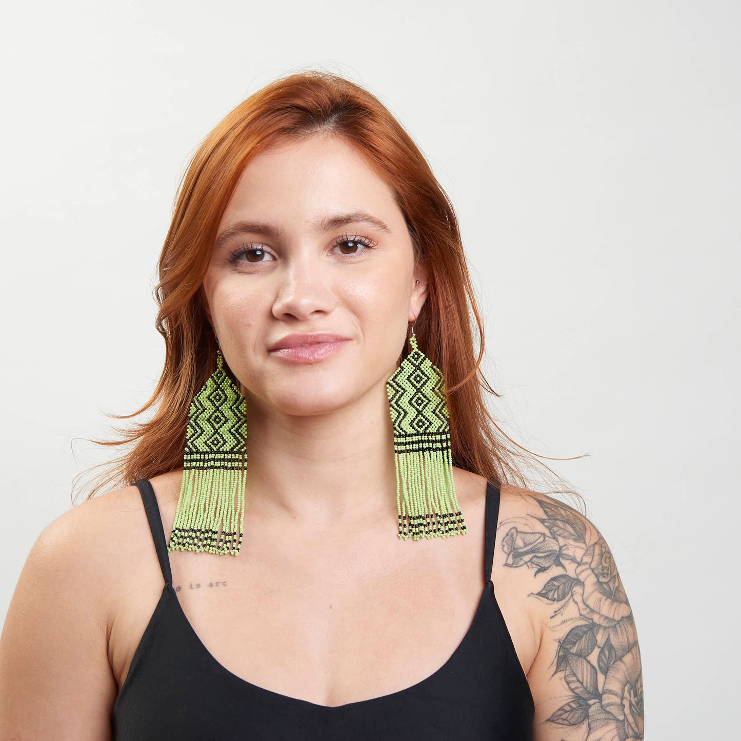 Brinco Artesanal de Miçanga Povo Kayapó