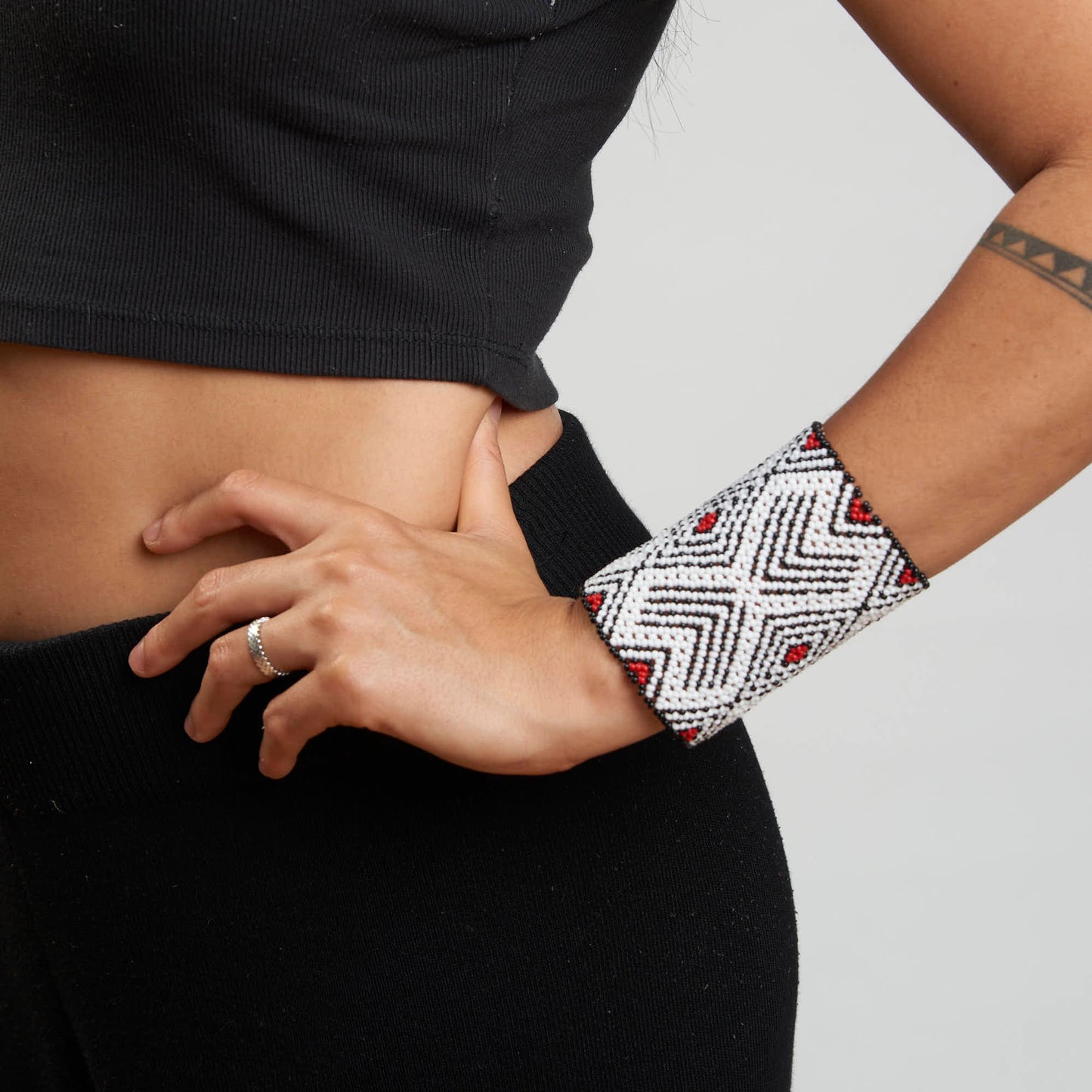 Pulseira de Miçanga fio Elástico Povo Kamayurá