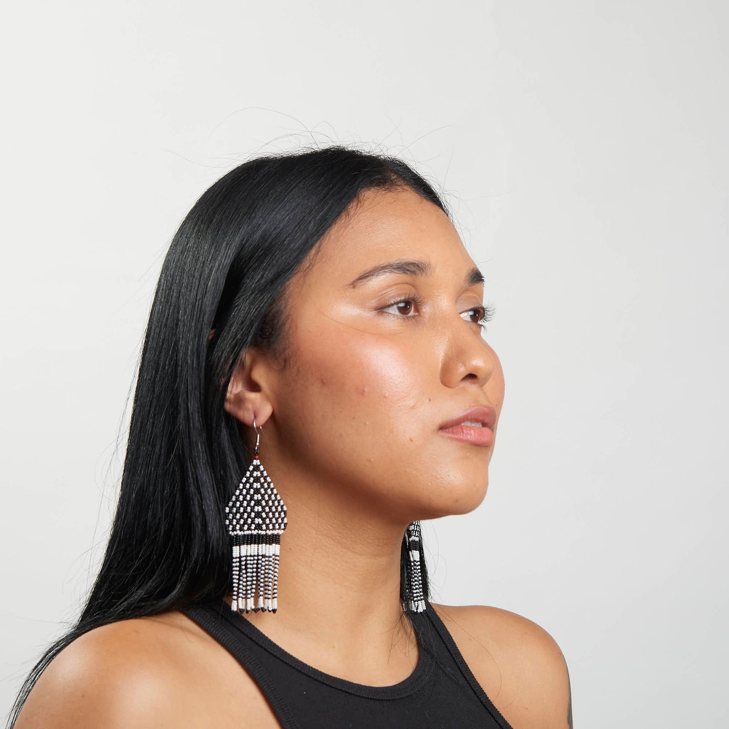 Brinco Artesanal de Miçanga Povo Kayapó