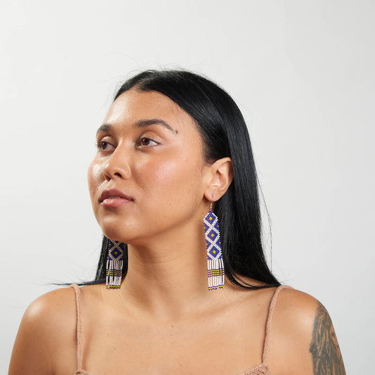 Brinco Artesanal de Miçanga Povo Kayapó