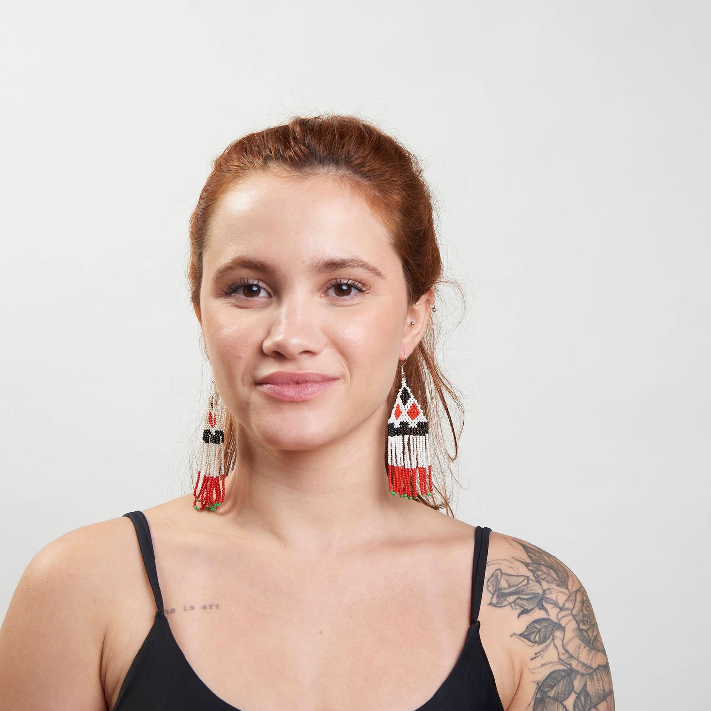 Brinco Artesanal de Miçanga Povo Kayapó