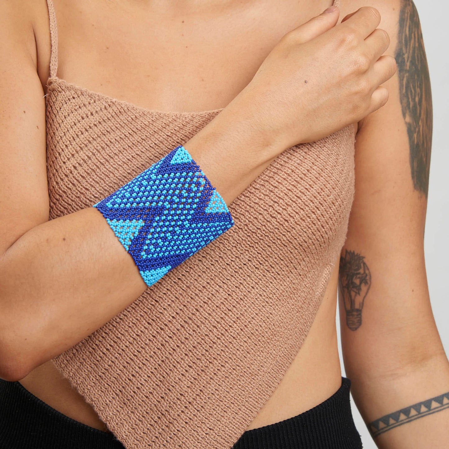 Pulseira Indígena de Miçanga Kayapó