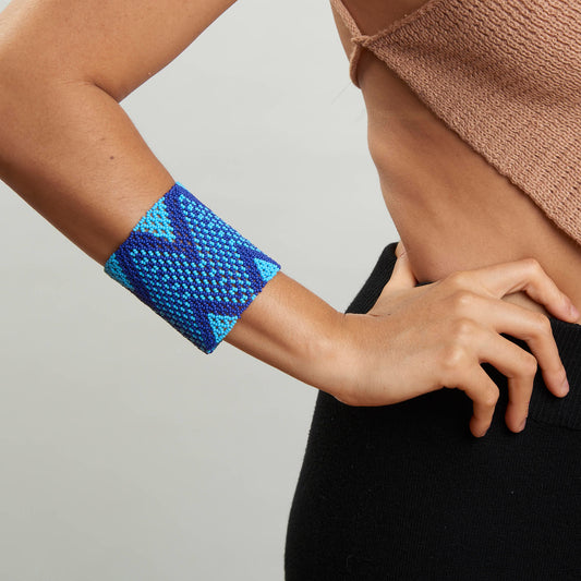Pulseira Indígena de Miçanga Kayapó