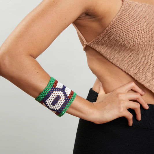 Pulseira Indígena de Miçanga Kayapó