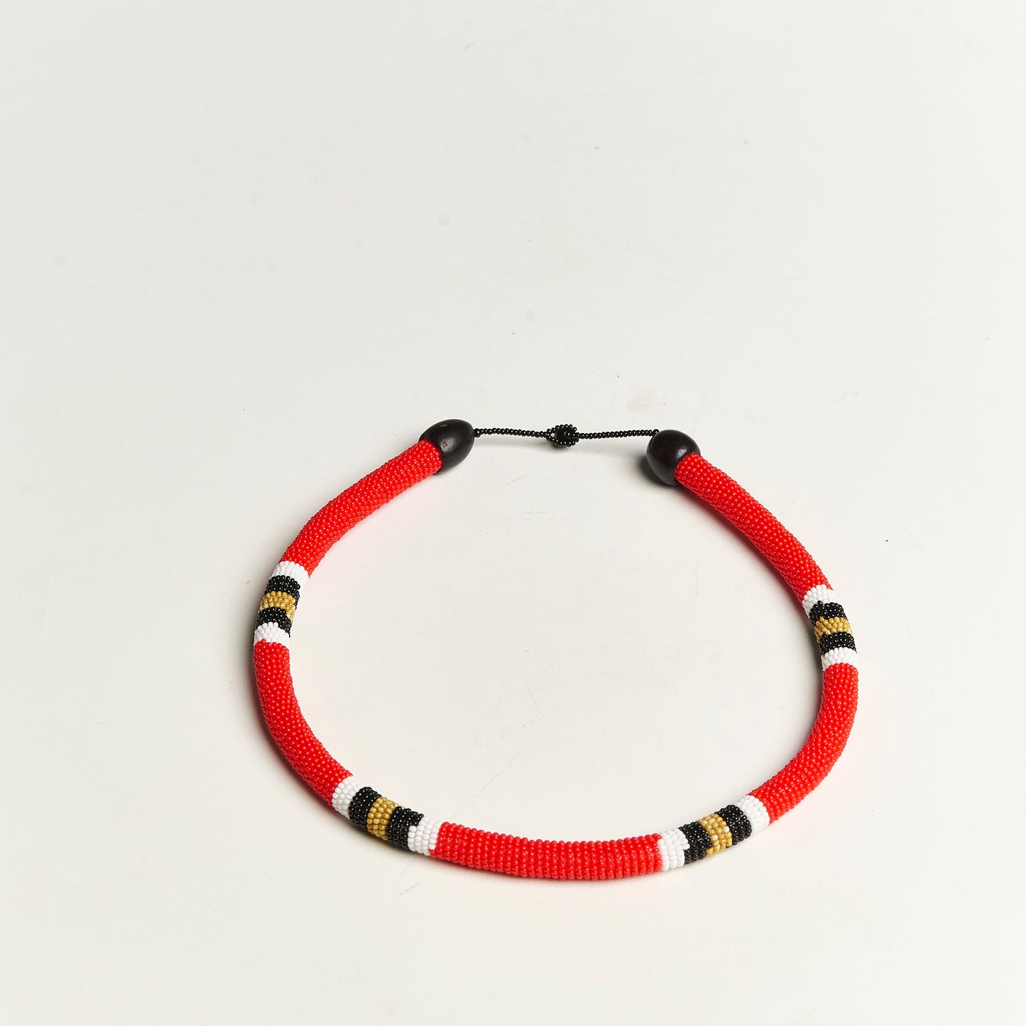 Colar de Miçanga Cobra Coral Povo Kalapalo