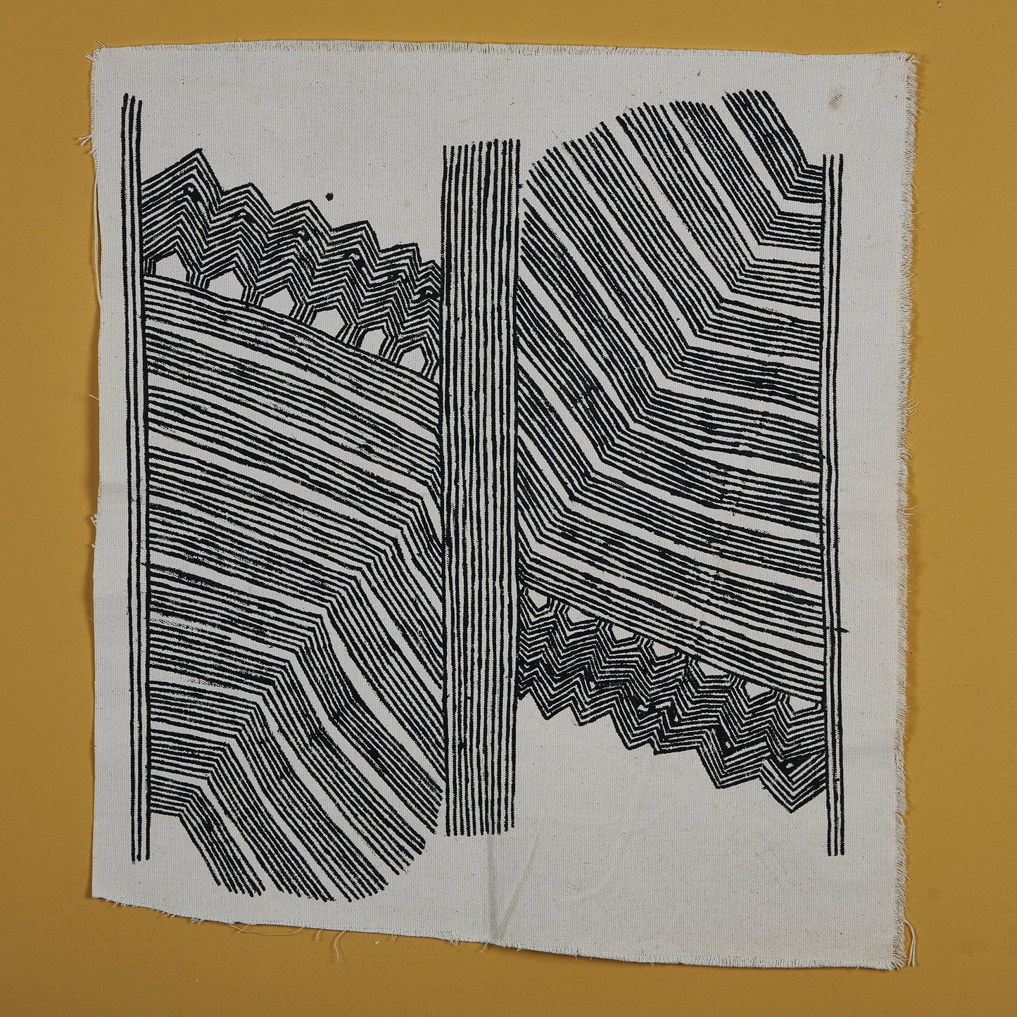 Grafismo em Tela Decorativo Xikrin