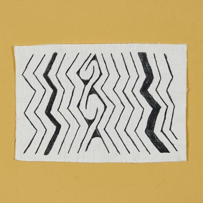 Grafismo em Tela Algodão Kamayurá