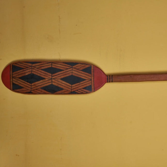 Remo Decorativo de Madeira Kamayurá