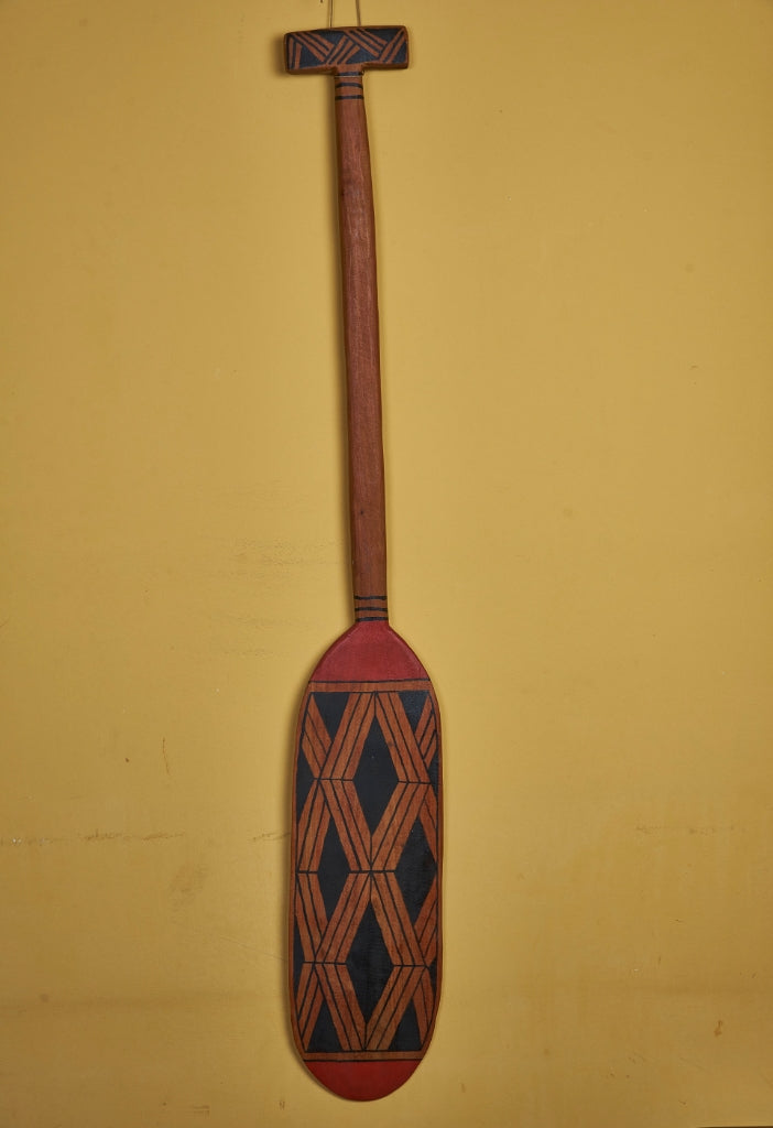 Remo Decorativo de Madeira Kamayurá