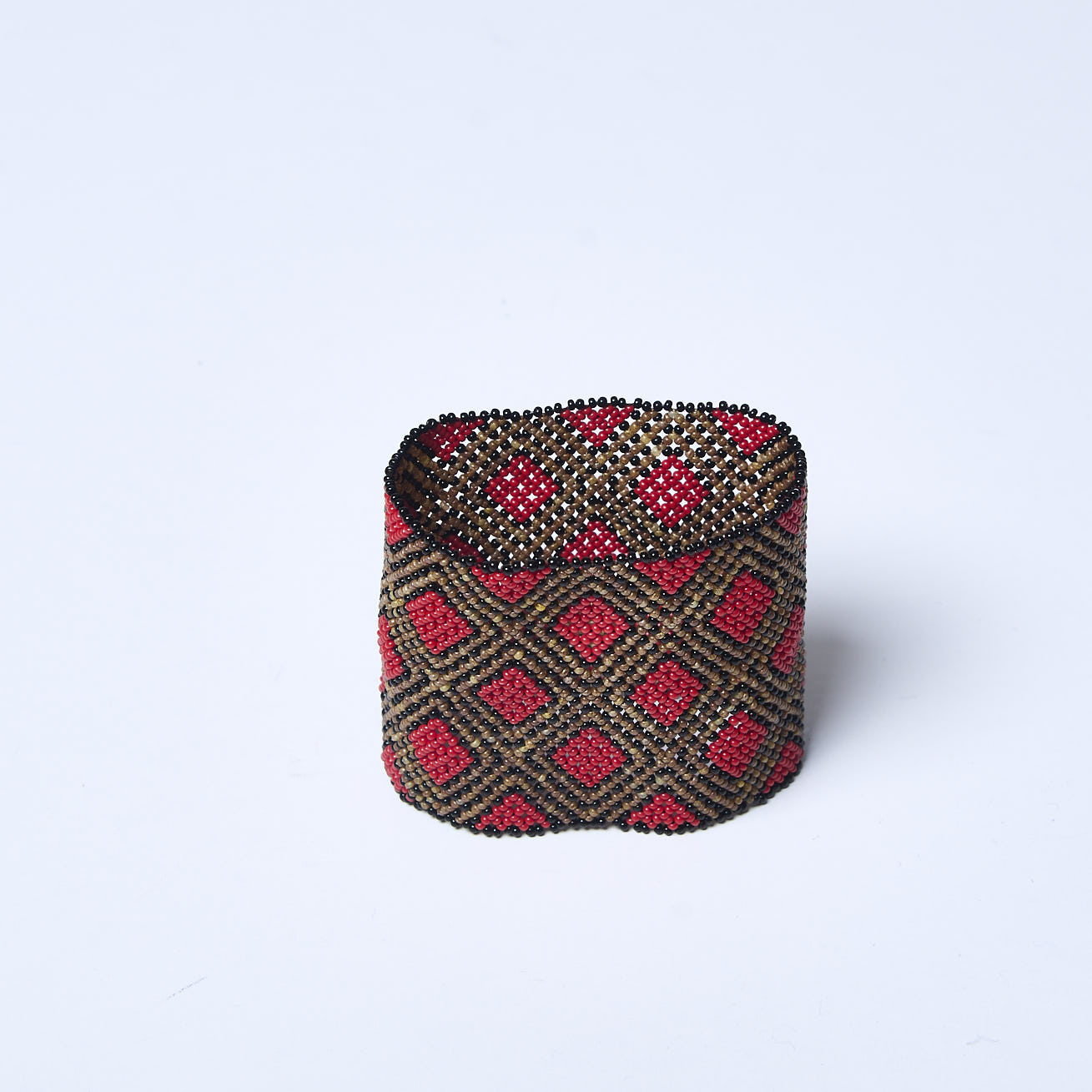 Pulseira de Miçanga fio Elástico Povo Waura