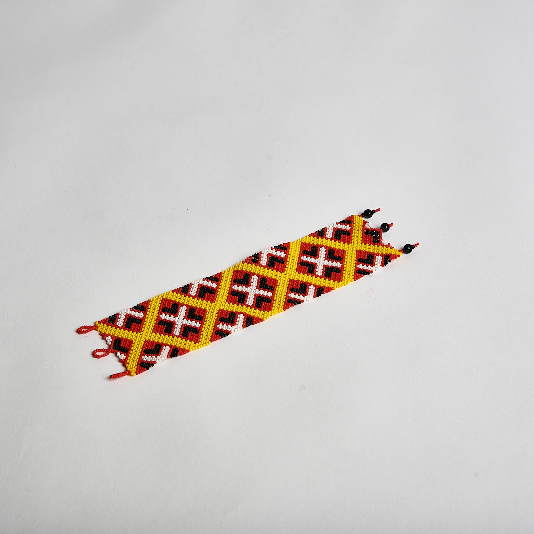 Pulseira de Miçanga e Nylon Povo Kanela