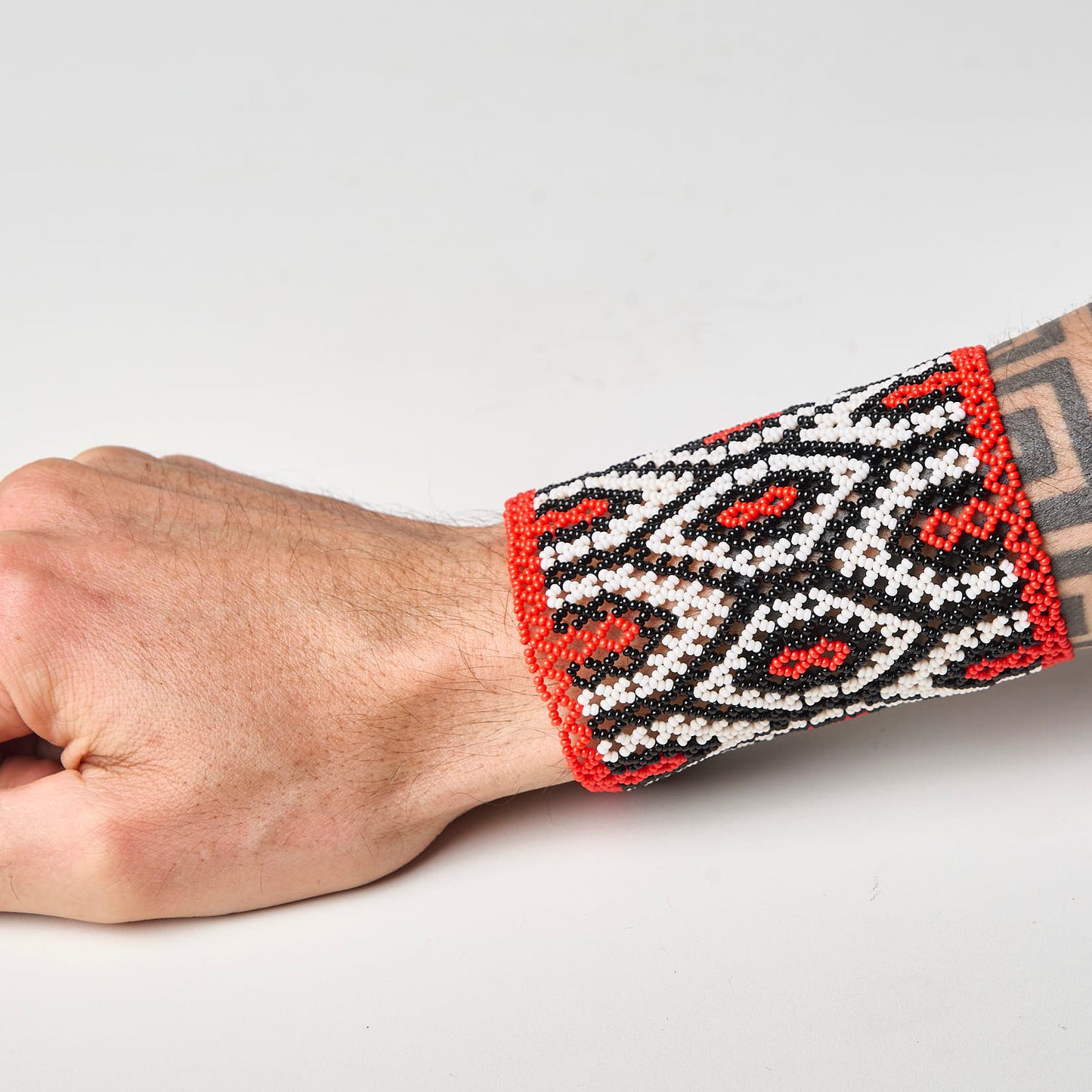 Pulseira de Miçanga fio Elástico Povo Waura