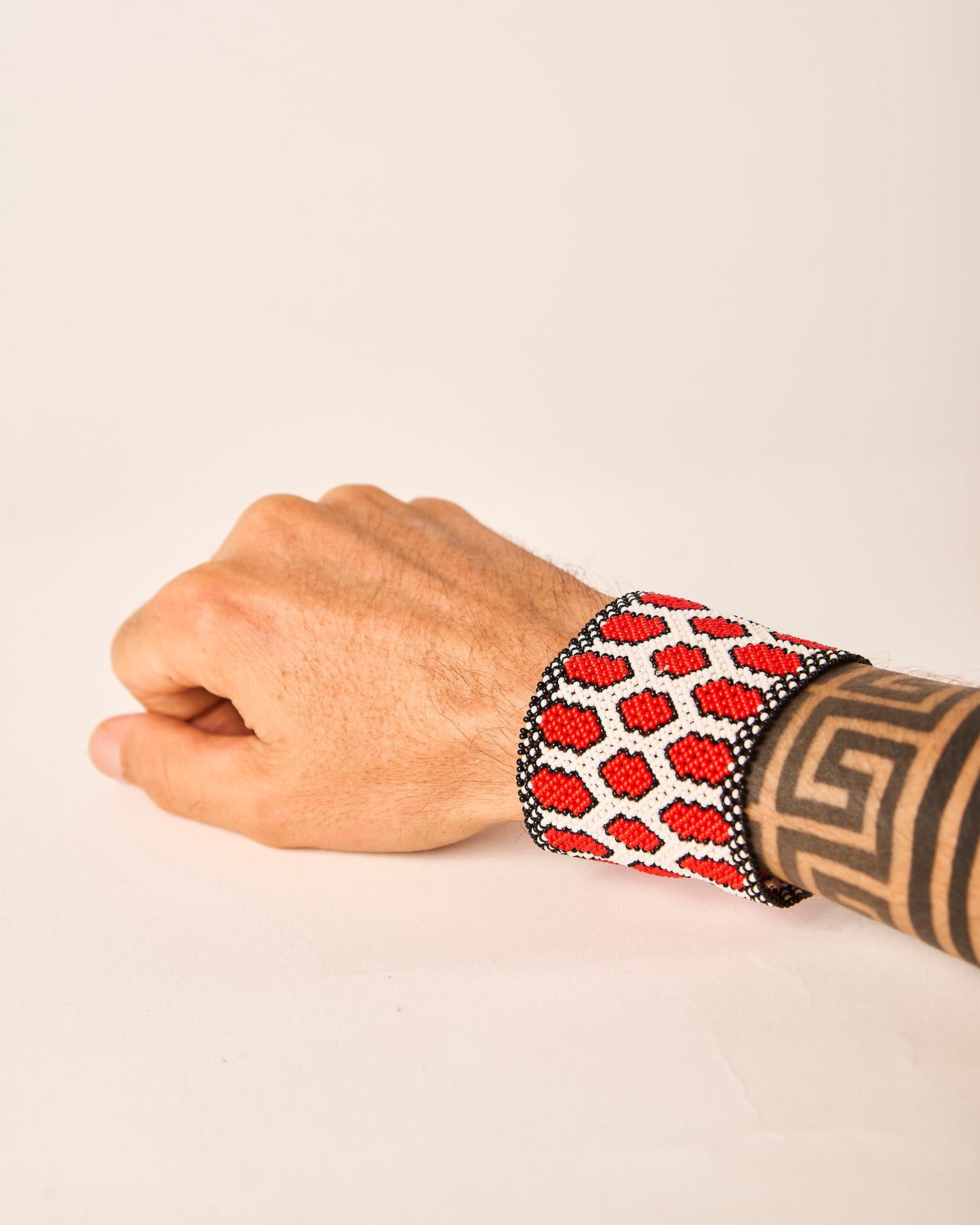 Pulseira de Miçanga fio Elástico Povo Waura