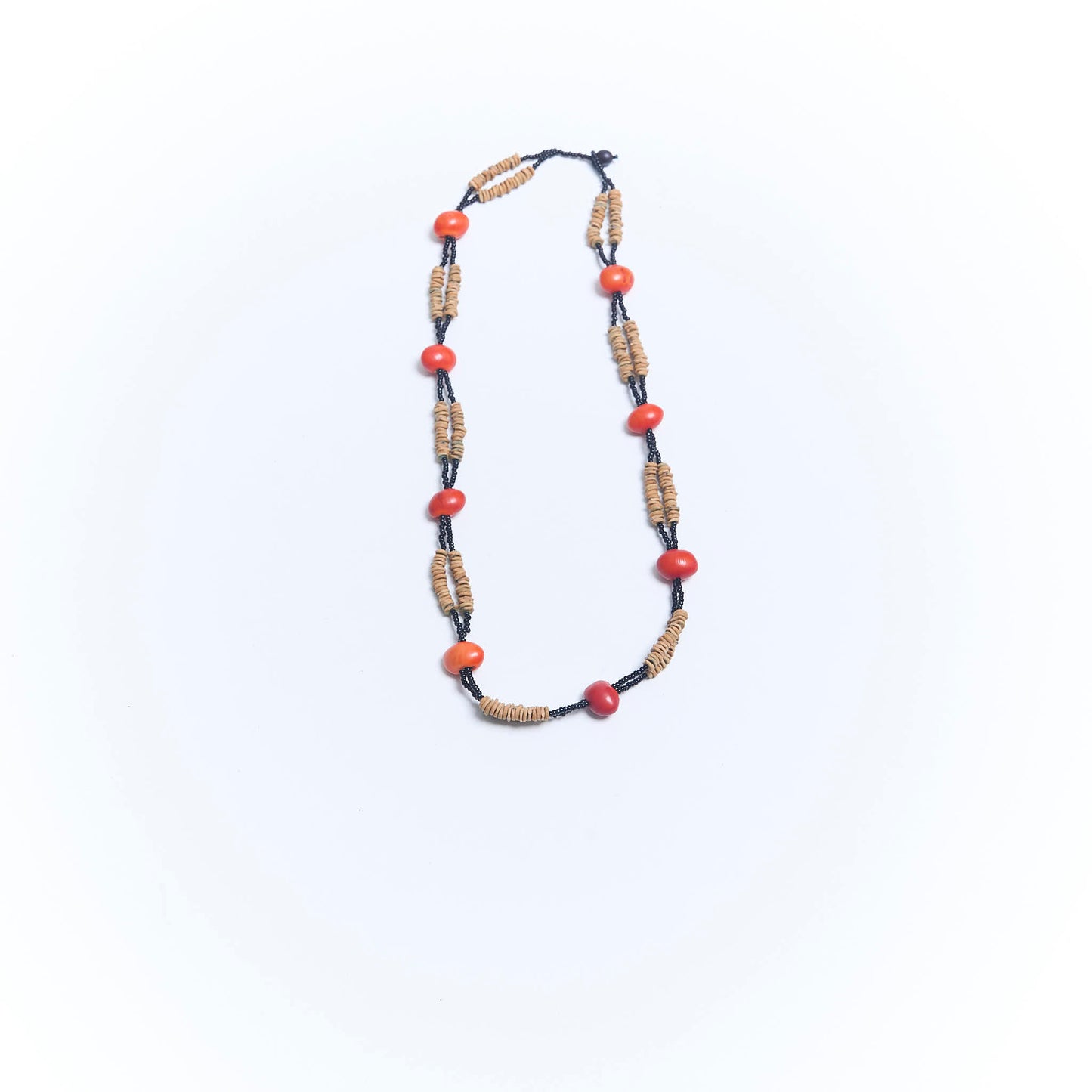 Colar Indígena de Sementes Povo Apiaká