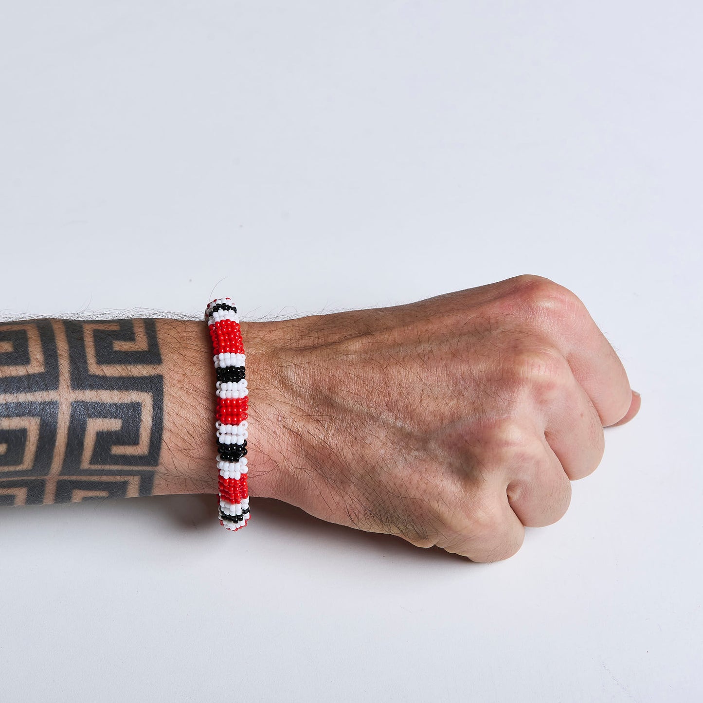 Pulseira Cobra Coral de Miçanga Povo Waura