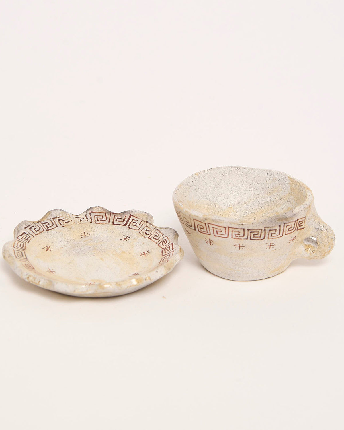 Xicara com Pires de Cerâmica Povo Baniwa