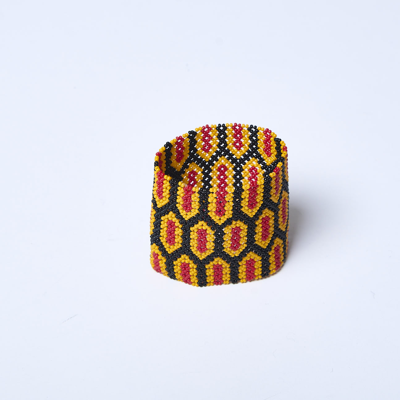 Pulseira de Miçanga fio Elástico Povo Waura