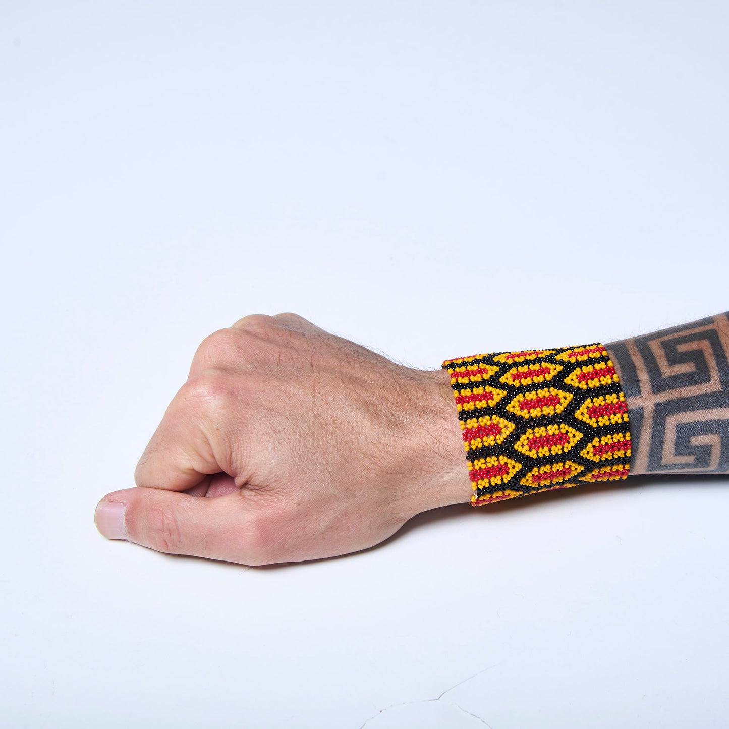 Pulseira de Miçanga fio Elástico Povo Waura