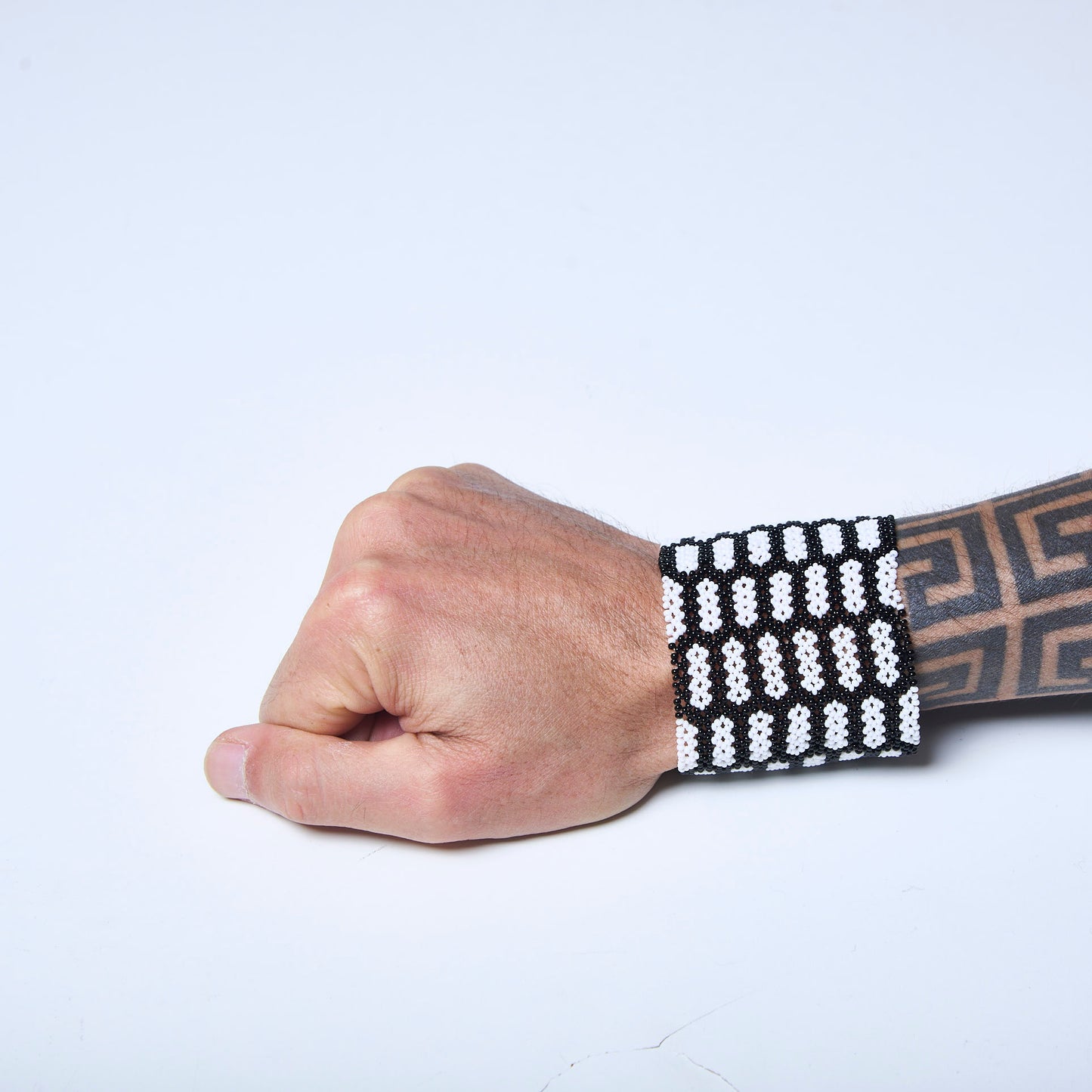 Pulseira de Miçanga fio Elástico Povo Waura