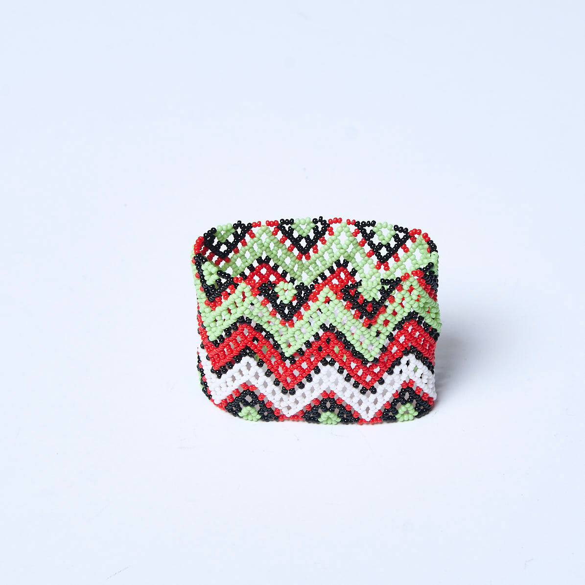 Pulseira de Miçanga fio Elástico Povo Waura