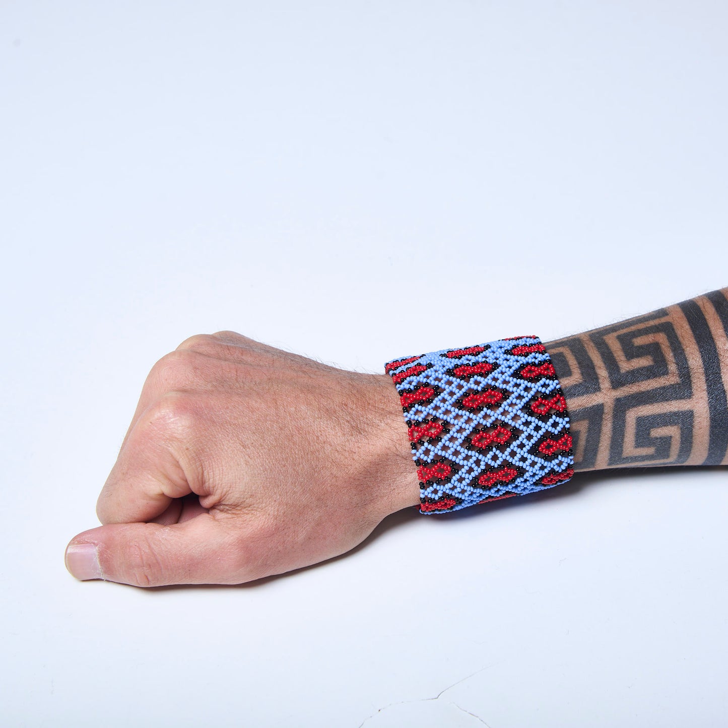Pulseira de Miçanga fio Elástico Povo Waura