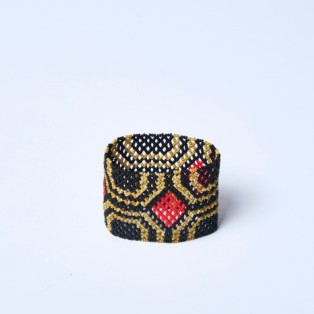 Pulseira de Miçanga fio Elástico Povo Waura