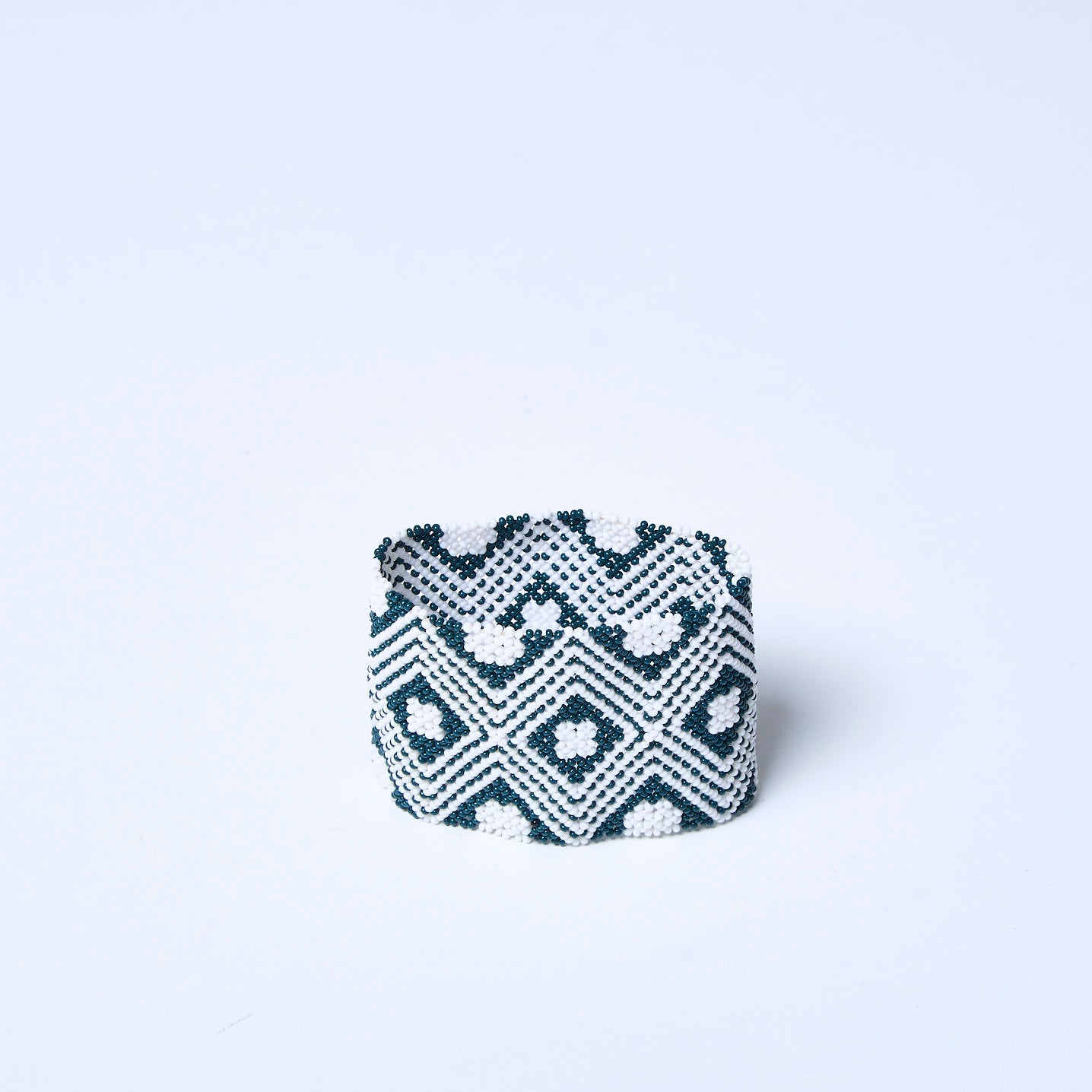 Pulseira de Miçanga fio Elástico Povo Waura