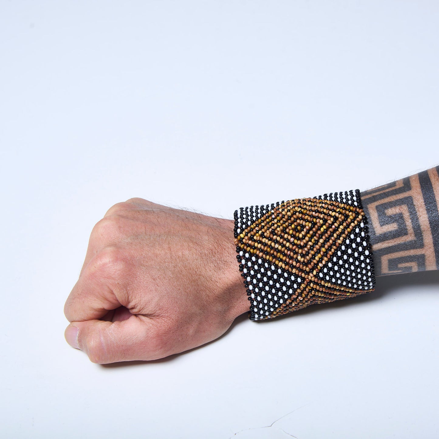 Pulseira de Miçanga fio Elástico Povo Kamayurá