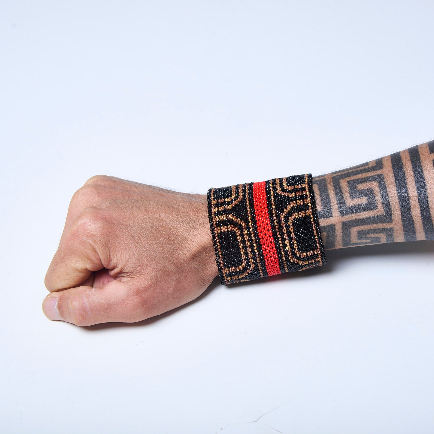 Pulseira de Miçanga fio Elástico Povo Waura