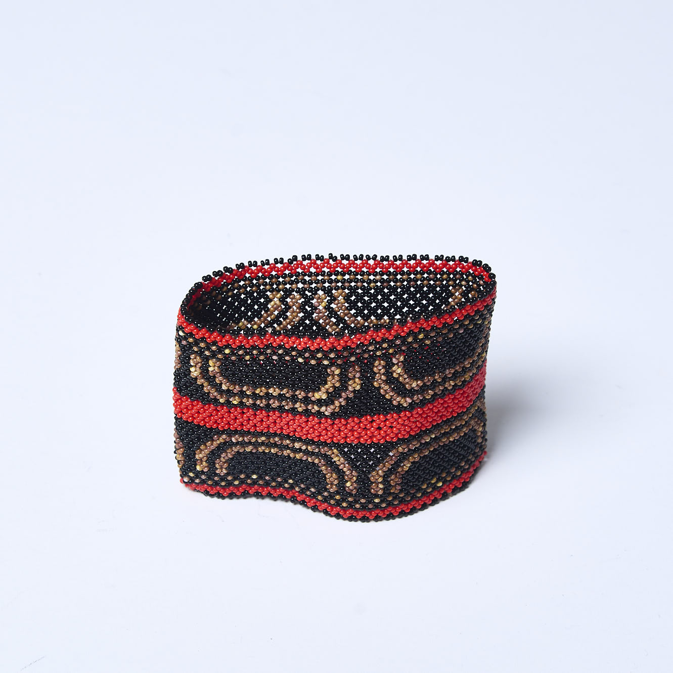 Pulseira de Miçanga fio Elástico Povo Waura