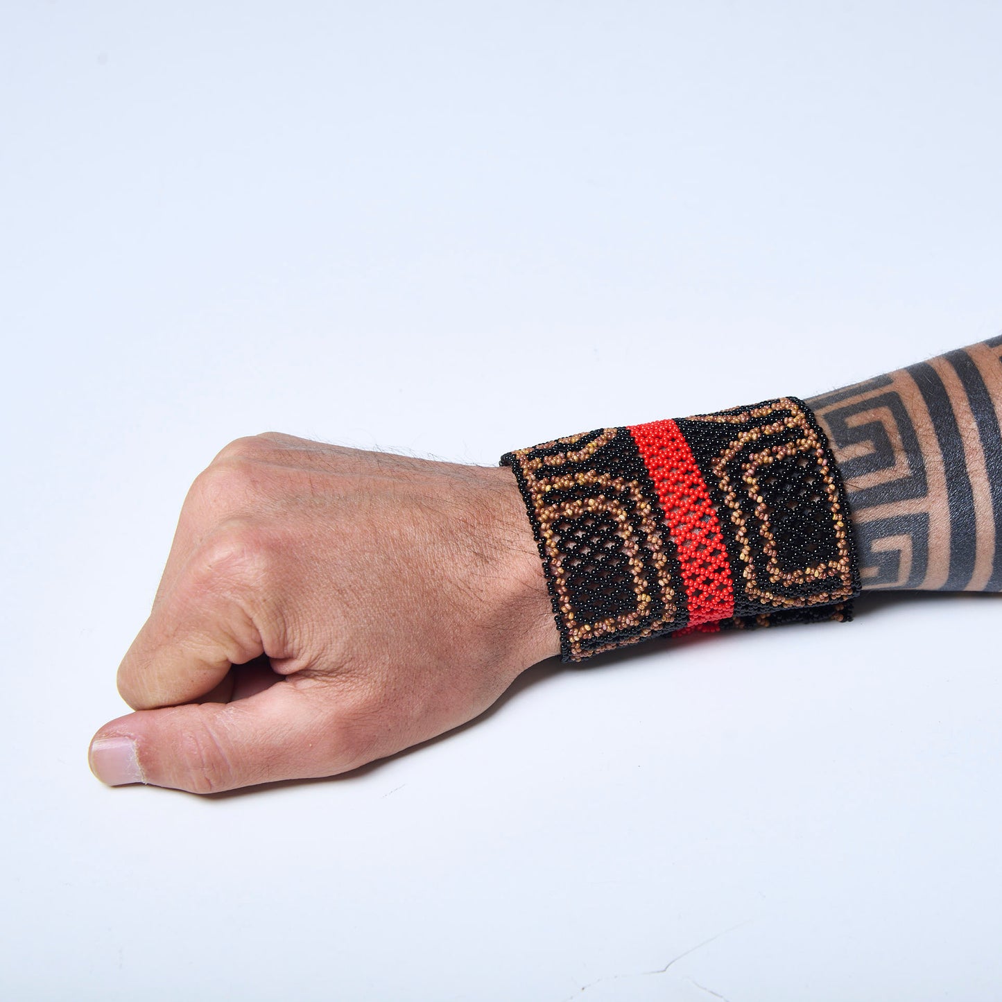 Pulseira de Miçanga fio Elástico Povo Waura