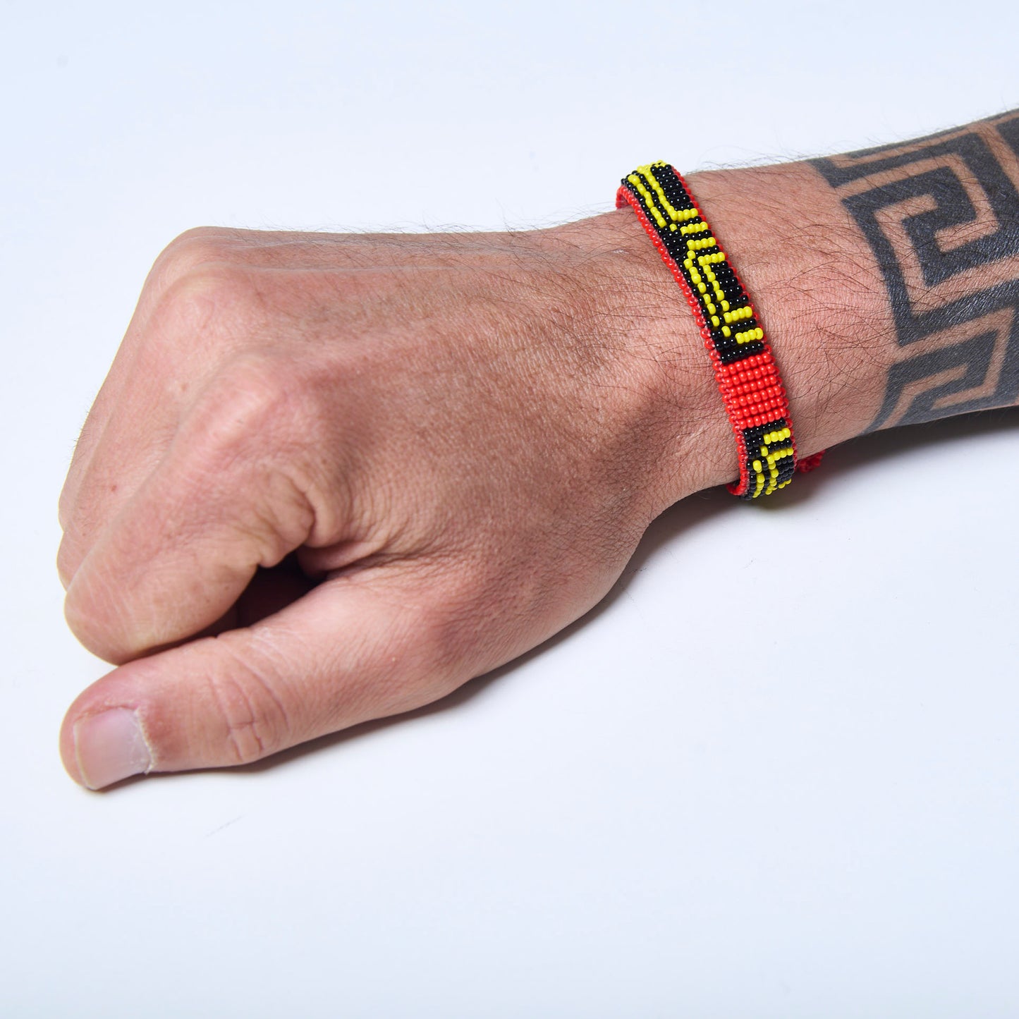 Pulseira de Miçanga fio Elástico Povo Kamayurá
