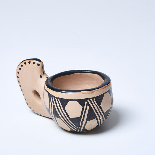 Xícara de Cerâmica Indígena Povo Waura