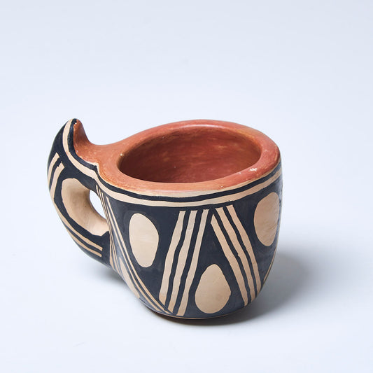 Xícara de Cerâmica Indígena Povo Waura