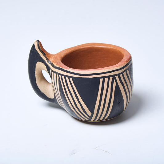 Xícara de Cerâmica Indígena Povo Waura
