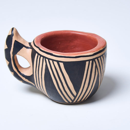Xícara de Cerâmica Indígena Povo Waura