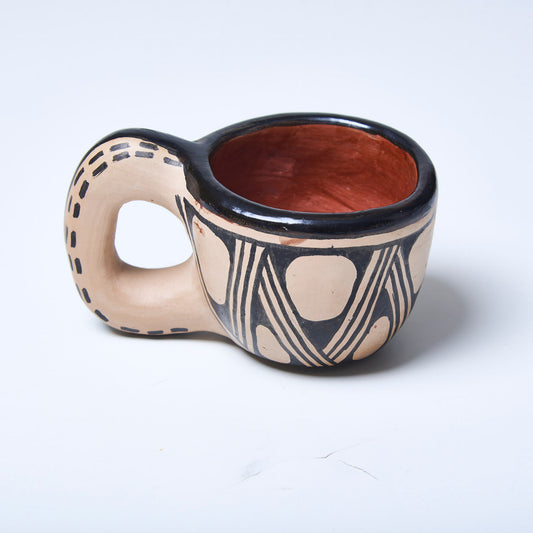 Xícara de Cerâmica Indígena Povo Waura