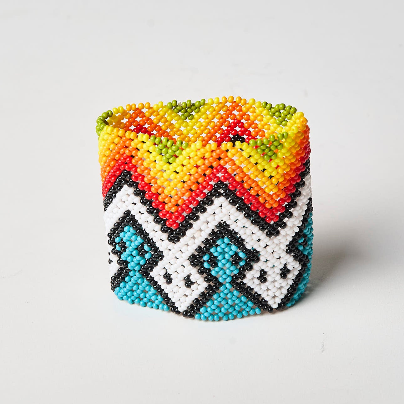 Pulseira de Miçanga fio Elástico Povo Waura