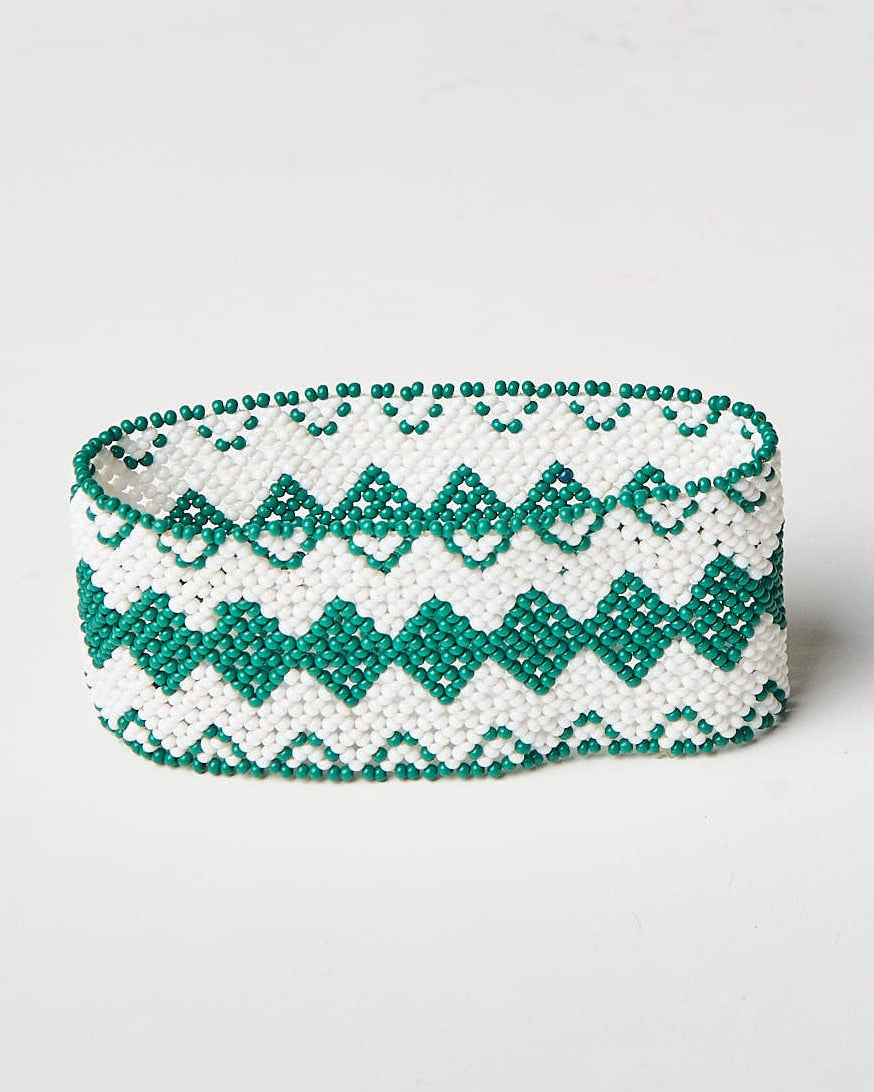 Pulseira de Miçanga fio Elástico Povo Waura