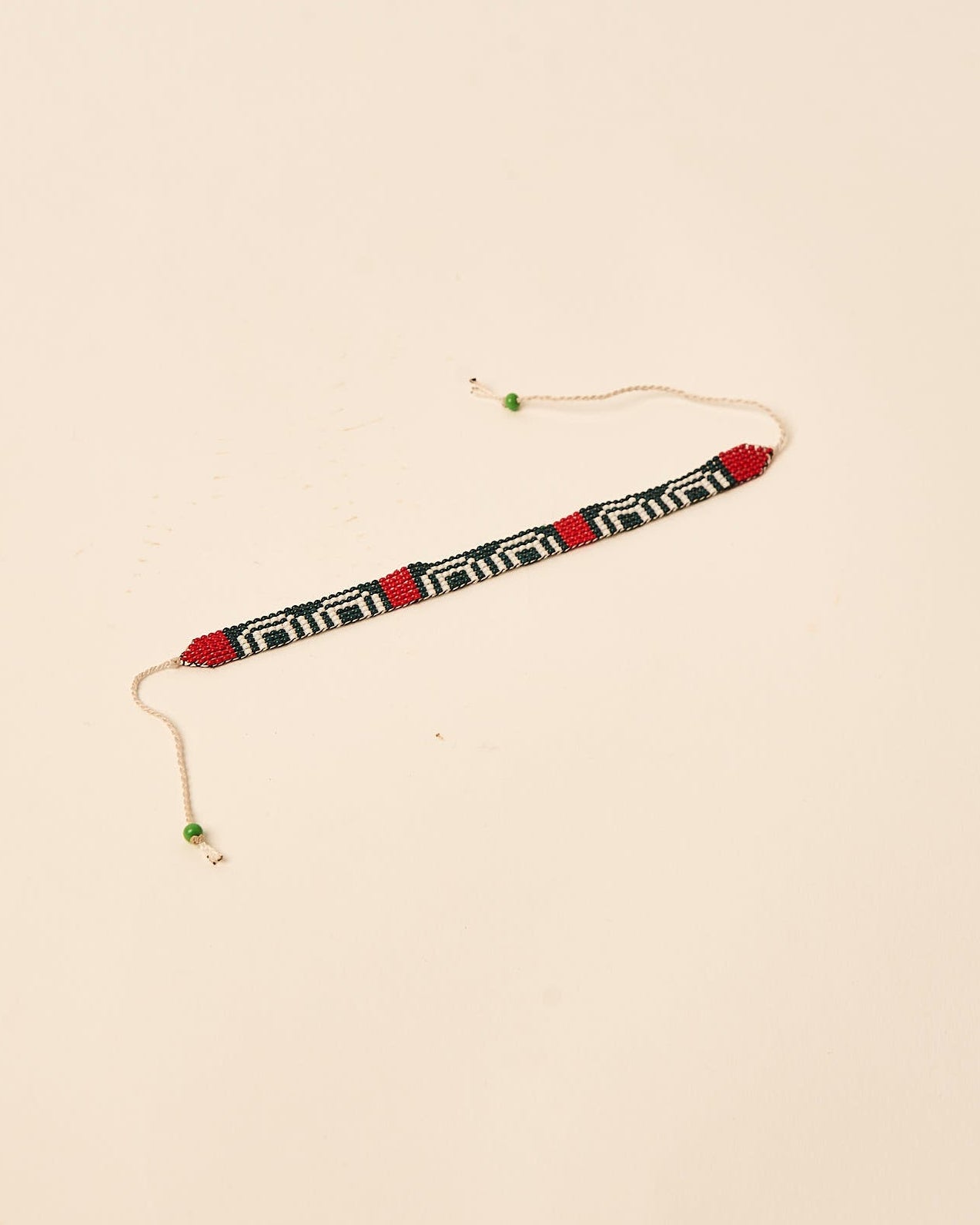 Pulseira de Miçanga Ajustável Povo Waura