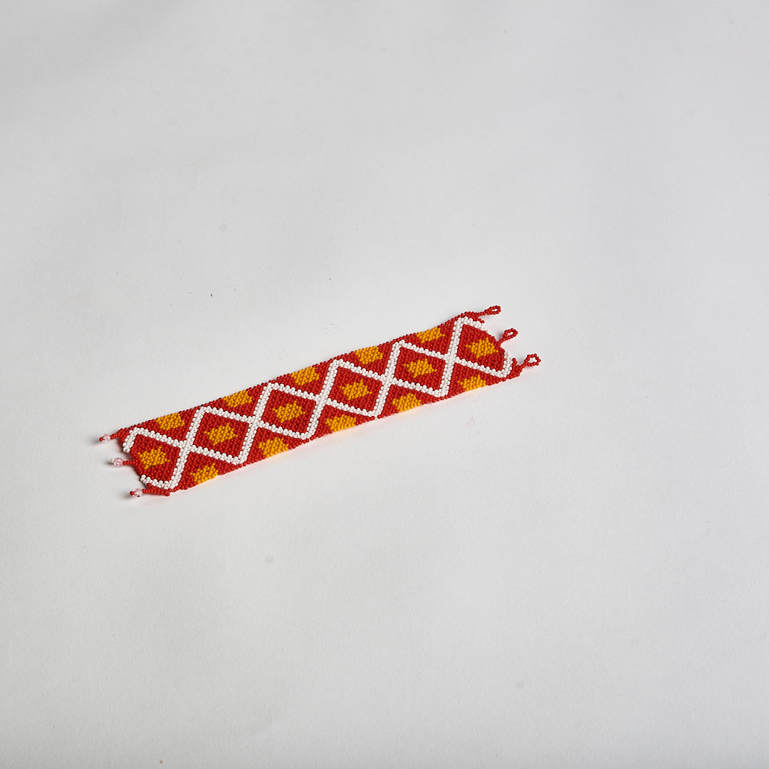 Pulseira de Miçanga e Nylon Povo Kanela