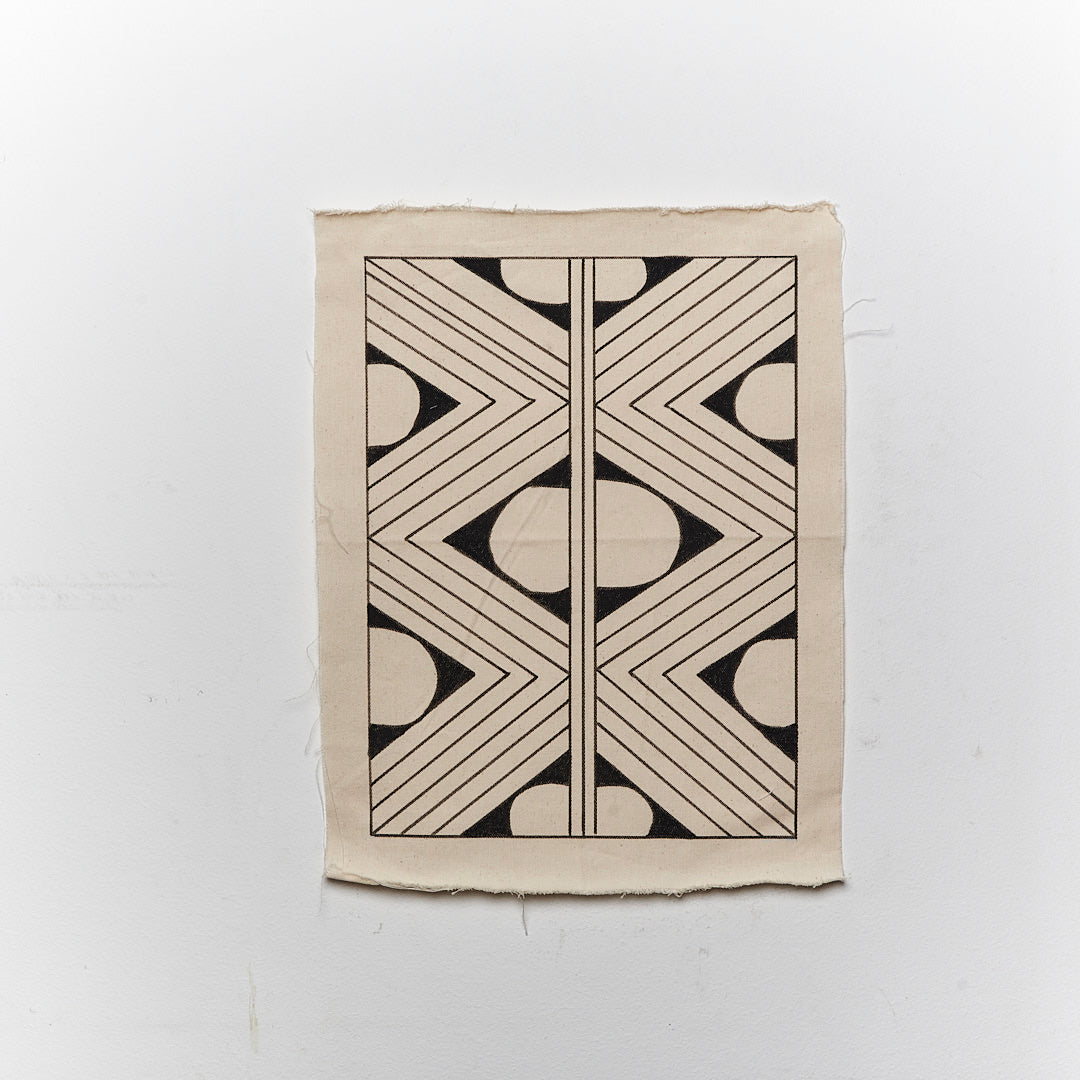 Pintura Grafismo em Tela Povo Kuikuro