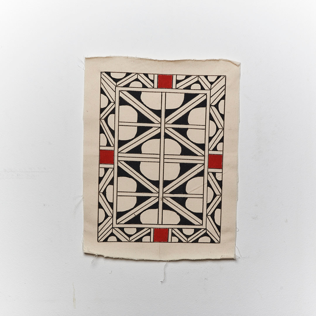 Pintura Grafismo em Tela Povo Kuikuro