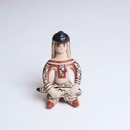 Boneca de cerâmica Ritxoko Povo Karajá
