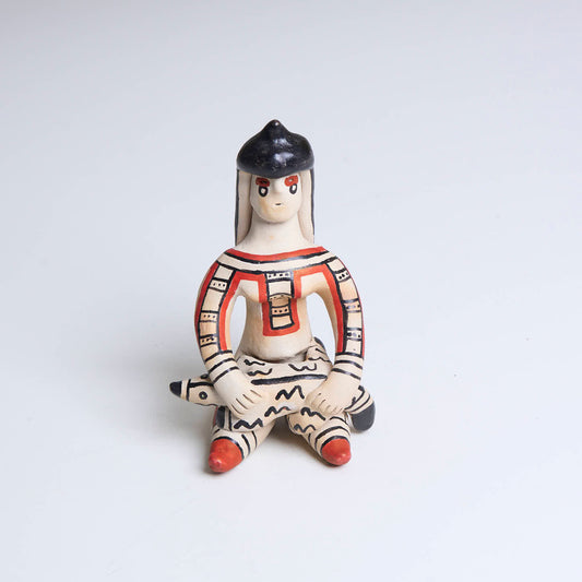 Boneca de cerâmica Ritxoko Povo Karajá