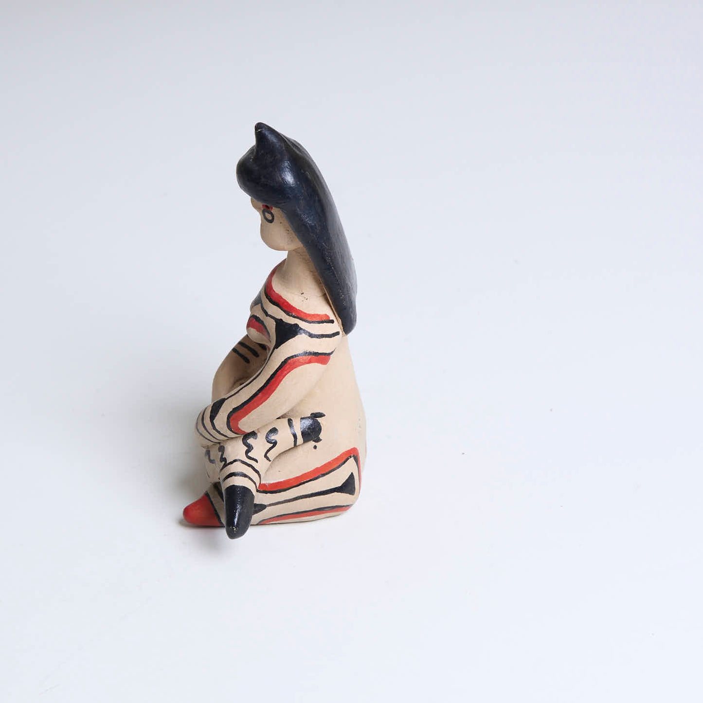 Boneca de cerâmica Ritxoko Povo Karajá