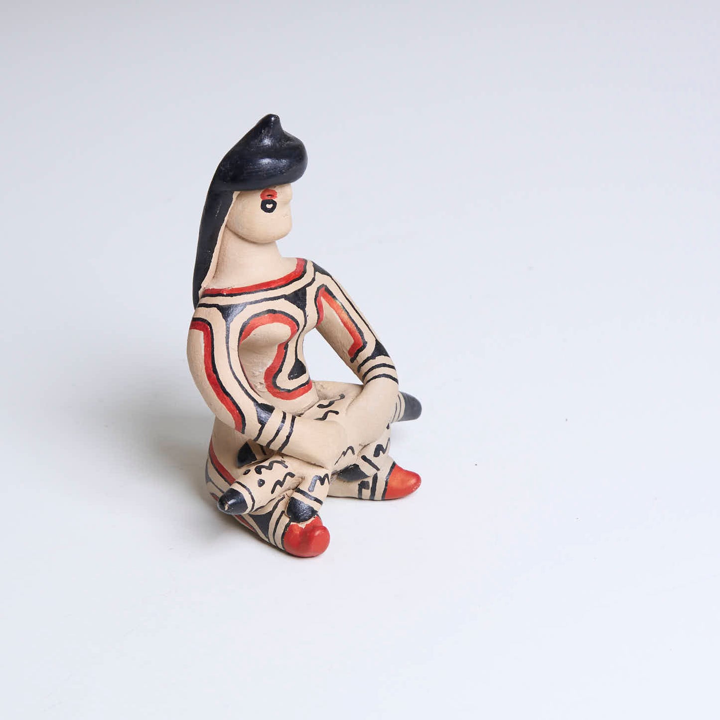 Boneca de cerâmica Ritxoko Povo Karajá