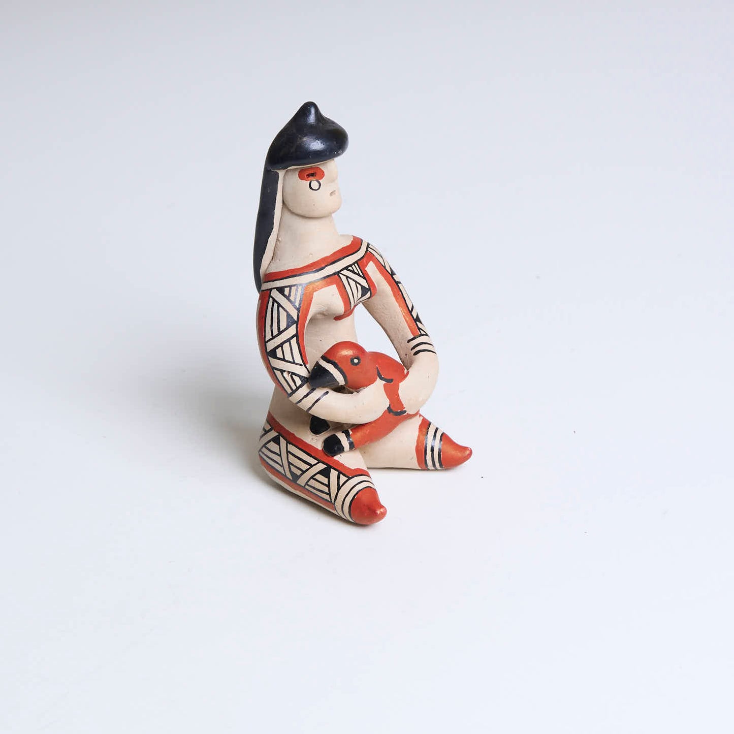 Boneca de cerâmica Ritxoko Povo Karajá